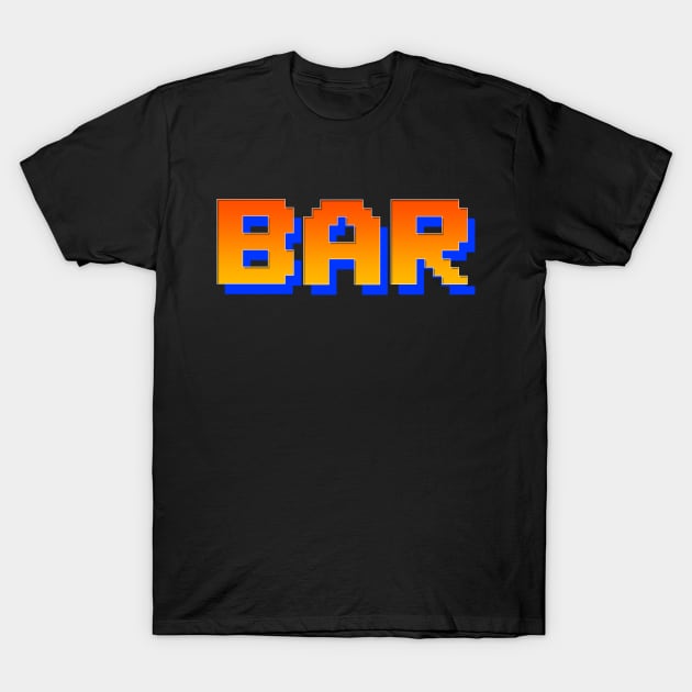 Bar T-Shirt by Decideflashy